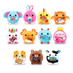 ZURU Snackles Small Sized 5.5 inch Snackle Plush by ZURU (Random Surprise), Cuddly Squishy Comfort 5.5 inch Plush with License Snack Brand Accessory
