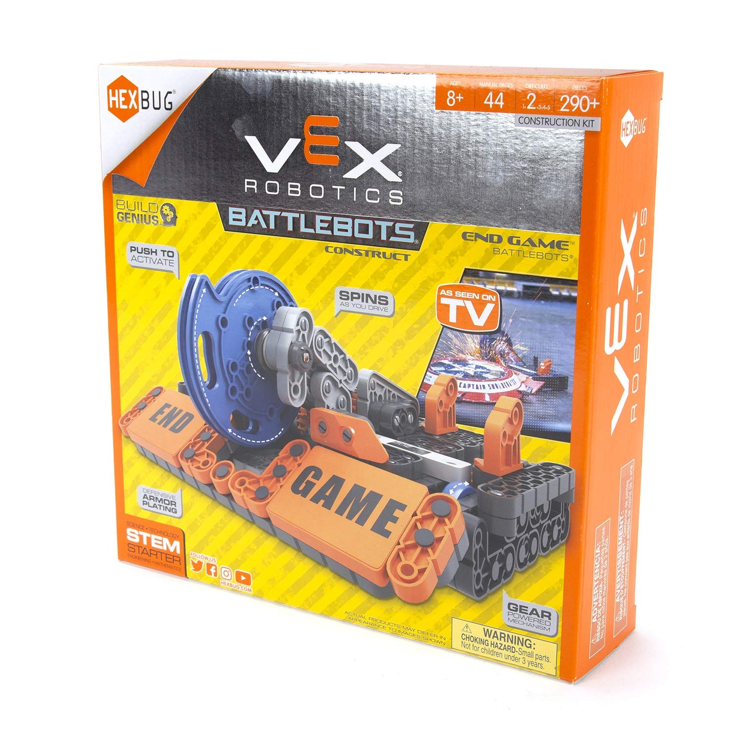 HEXBUG VEX Robotics End Game Toys for Kids, Fun Battle Bot Hex Bugs Construction Kit