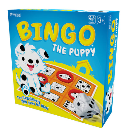 Bingo The Puppy - Includes Oversized Die - Match His Spots to Your Game Board to Win by Pressman