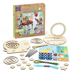 Craft-tastic – Nature Wishing Wind Chime – DIY Craft Outdoor Chime – No Tools Needed – for Ages 5+