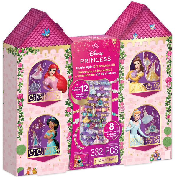 Make It Real Disney Princess Castle Style DIY Bracelet Kit