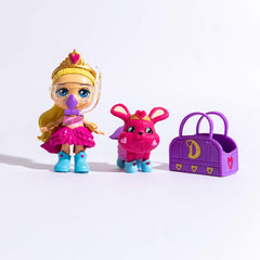 LOVE, DIANA, Kids Diana Show, Fashion Fabulous Collectible Doll and Pet 2-Pack Bundle, Surprise 3.5” Diana Doll in Adorable Ice Cream Cone and Surprise Pet, 10 Different Diana Doll Styles to Collect