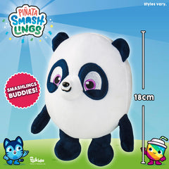 Pinata Smashlings SL7010D Plush Buddies-Panda, Roblox, Soft, Official Toy from Toikido