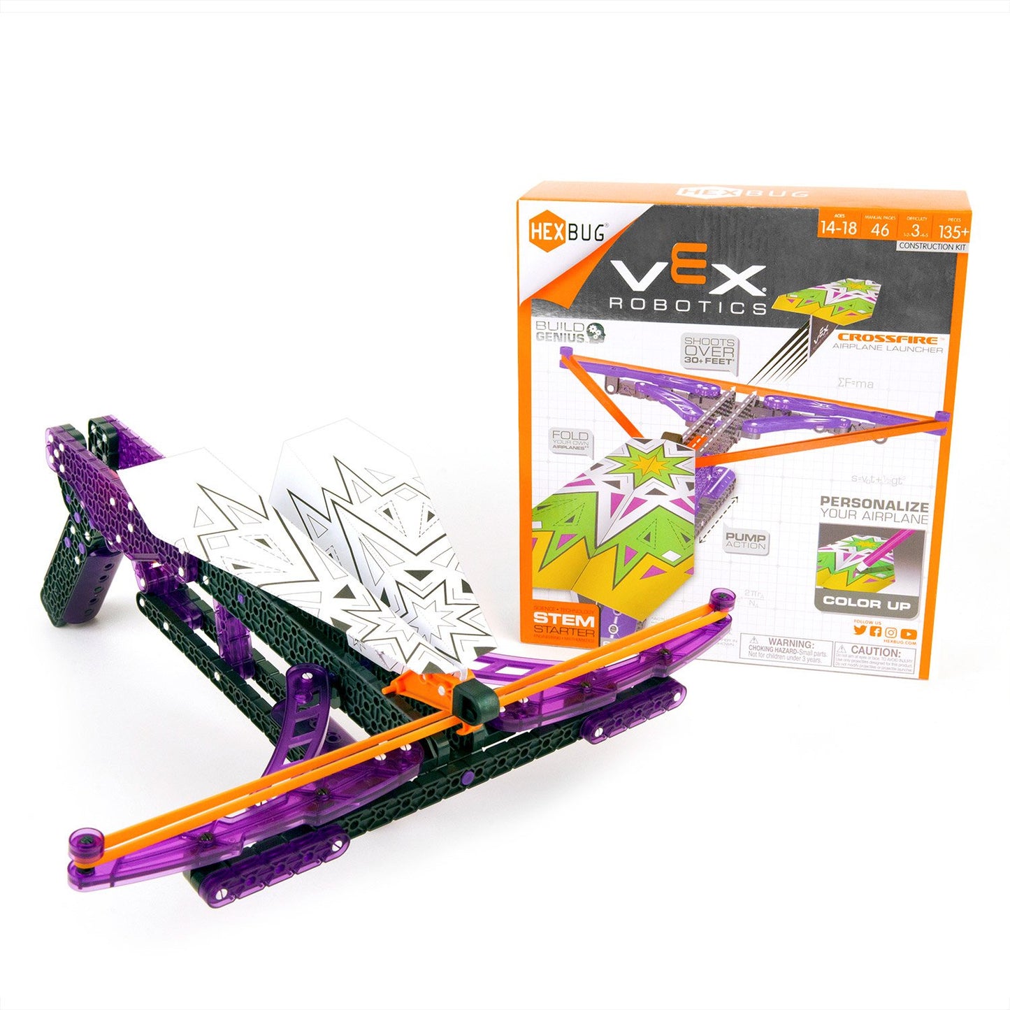 HEXBUG VEX Robotics Crossfire Airplane Launcher