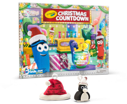 Crayola Kids Advent Calendar, Christmas Countdown Calendar, 24 Crafts, Gift