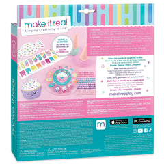 Make It Real: Nail Candy Set - DIY Nail Art Kit, Vanilla Scented Nail Polish, Manicure & Design Sweet Nails, Tweens, Girls & Kids Ages 8+