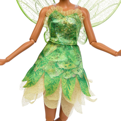 Mattel Disney Peter Pan & Wendy Toys, Tinkerbell Doll with Fairy Outfit & Wings, Collectible Inspired by the Movie