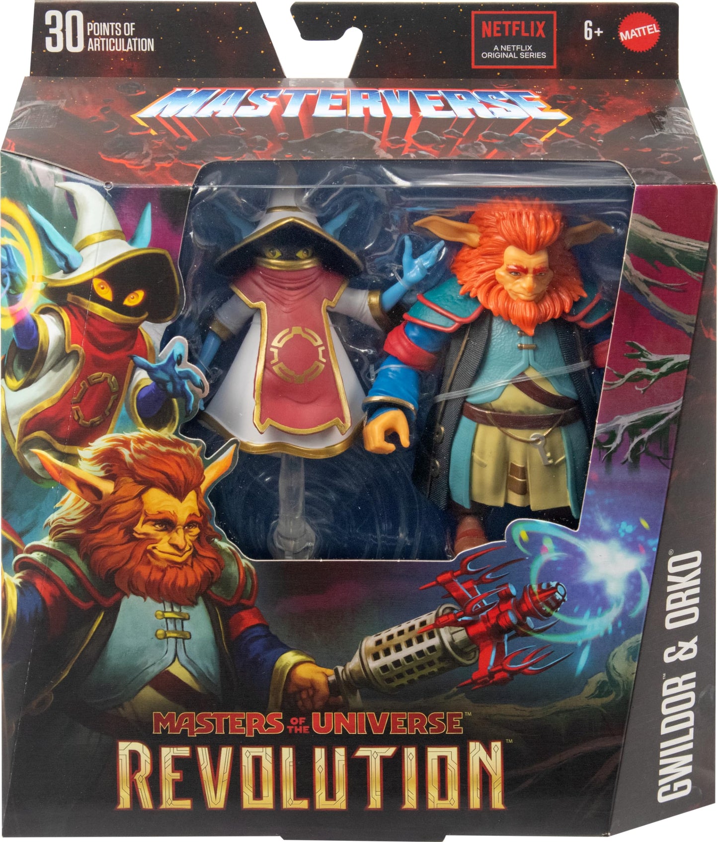 Masters of the Universe Masterverse Revolution Orko and Gwildor Action Figure 2-Pack - Exclusive