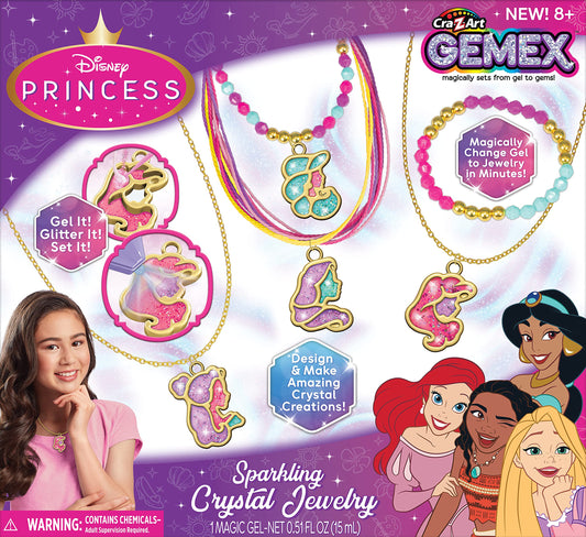 Disney Princess Gemex Sparkling Crystal Jewelry Making Kit