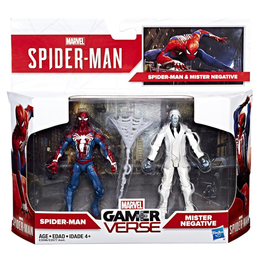 Marvel Gamerverse Spider-Man and Mister Negative Exclusive Action Figure 2 Pack