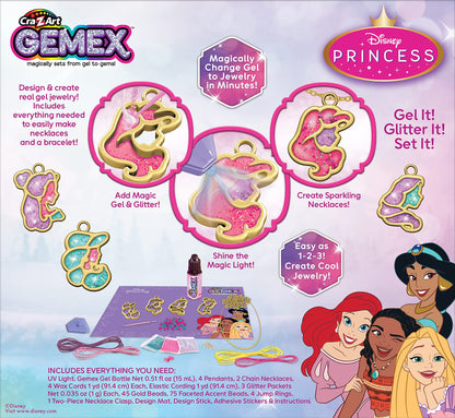 Disney Princess Gemex Sparkling Crystal Jewelry Making Kit