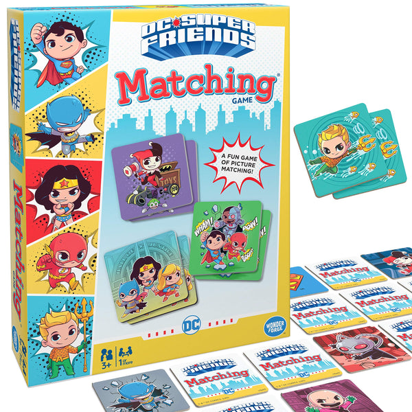 Wonder Forge DC Super Friends Matching Game for Boys & Girls Age