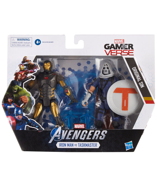 Hasbro Marvel Gamerverse 6-inch Collectible Iron Man vs. Taskmaster Action Figure Toys, Ages 4 and Up