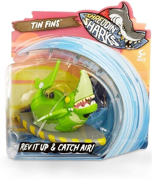MGA Entertainment Shreddin' Sharks Tin Fins Collectible Figure