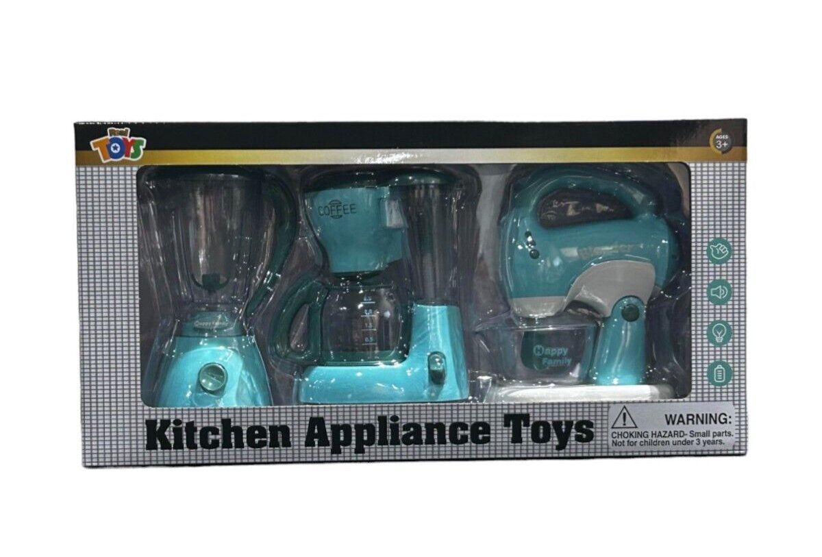 Real Toys Kitchen Appliance Playset – 3-Piece Pretend Play Set