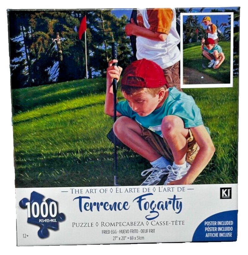 KI Puzzles Fried Egg 1000 Piece Puzzle – Terrence Fogarty