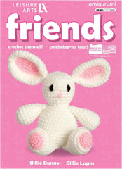 Leisure Arts Billie Bunny Crochet Kit – Beginner-Friendly Amigurumi