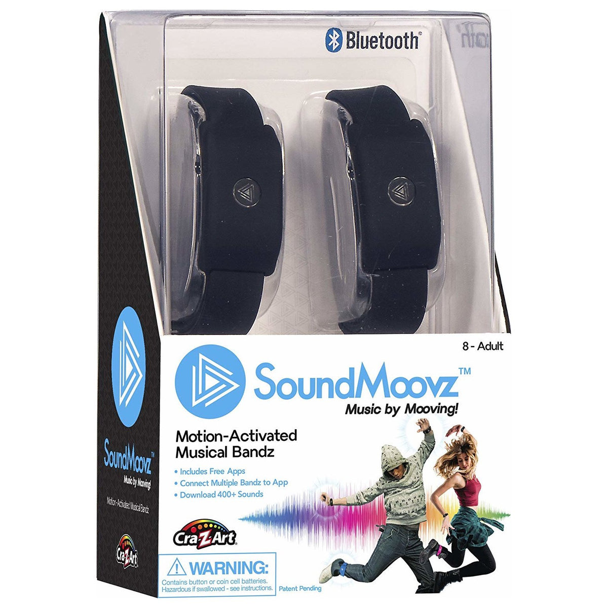 Soundmoovz Motion-Activated Musical Wristbands with Bluetooth App