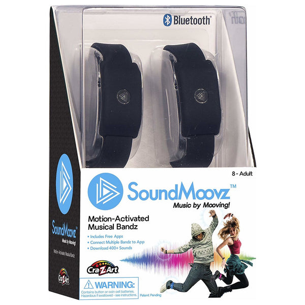 Soundmoovz Motion-Activated Musical Wristbands with Bluetooth App