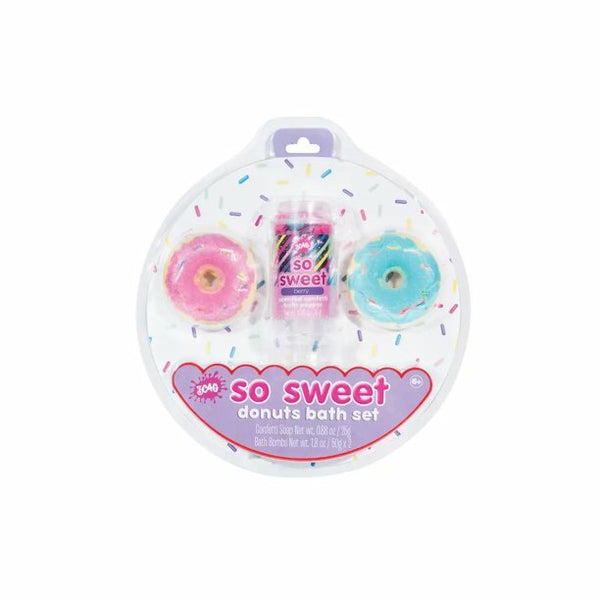 3C4G So Sweet Donuts Bath Set – Berry 3-Piece