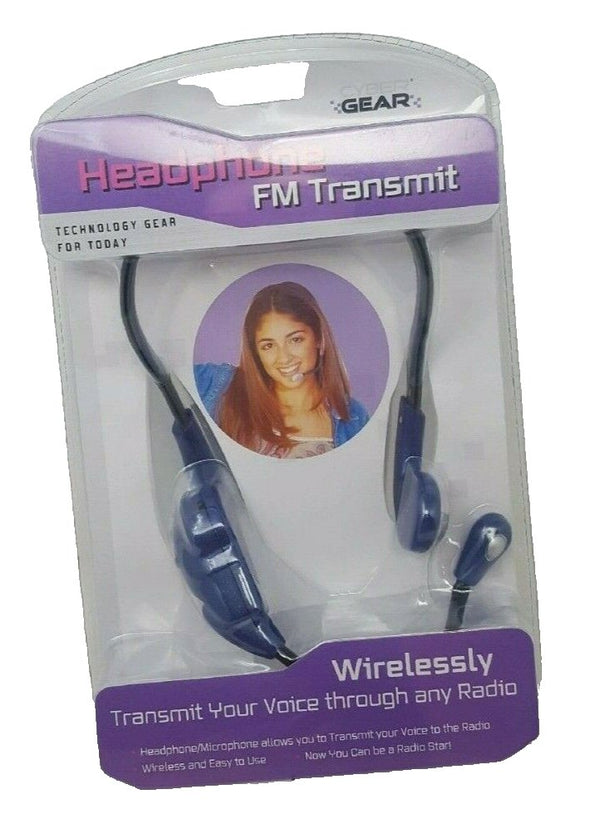Cyber Gear FM Transmitter Headphone – Dark Blue