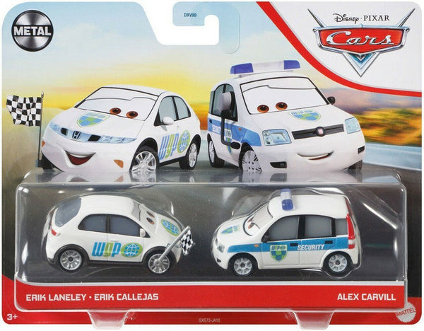 Disney Pixar Cars Erik Laneley & Alex Carvill 1:55 Die-Cast 2-Pack