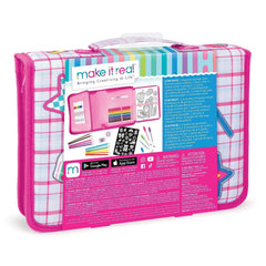 Make It Real Creative Artist Suitcase Art Set – 50 Pieces