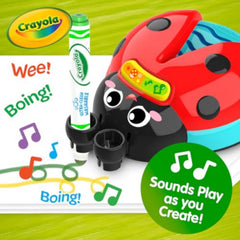 Crayola Musical Color Bug Sensory Coloring Toy for Toddlers
