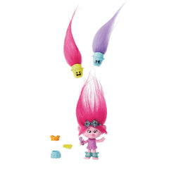 Mattel DreamWorks Trolls Hair Pops Queen Poppy Small Doll & Accessories