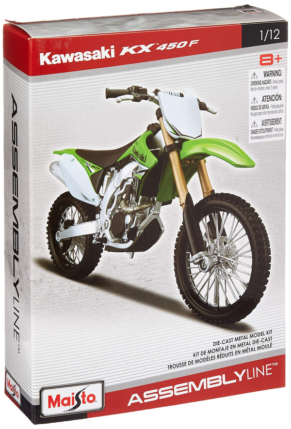 Maisto Kawasaki KX 450F Die-Cast Motorcycle – 1:12 Scale