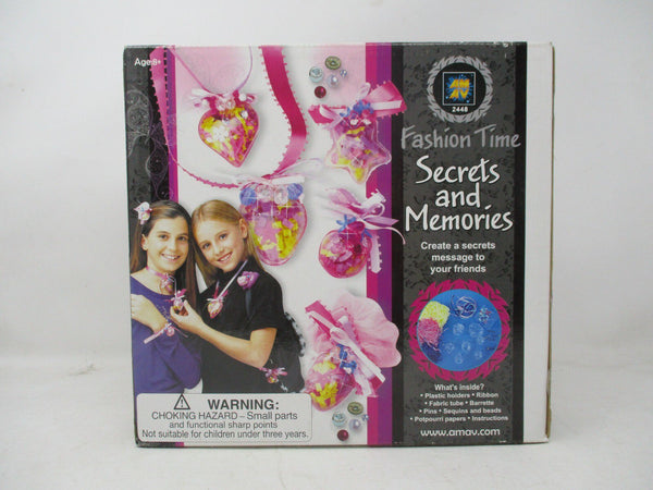 AMAV Fashion Time Secrets & Memories Jewelry Craft Kit