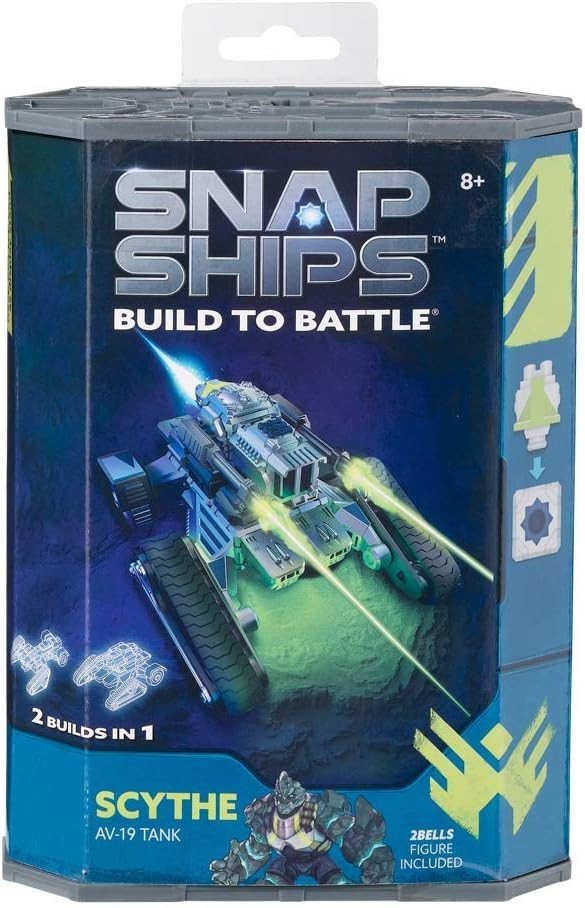 Play Monster Snap Ships Scythe AV-19 Building Tank Set