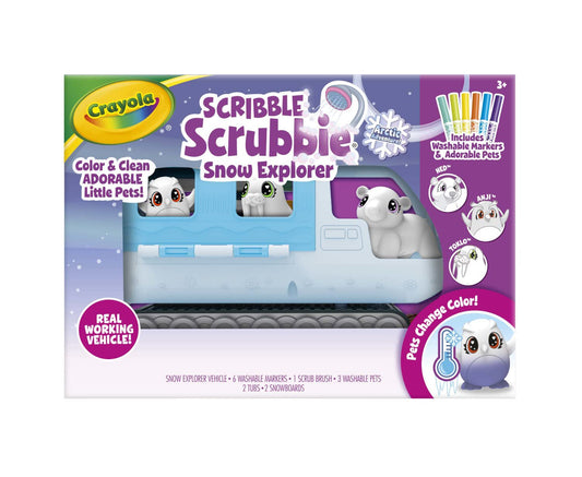 Crayola Scribble Scrubbie Arctic Snow Explorer Pet Set