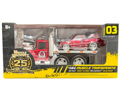 Maisto Muscle Transports 1:64 1980 Mack R685ST & 1993 Chevy 454 SS