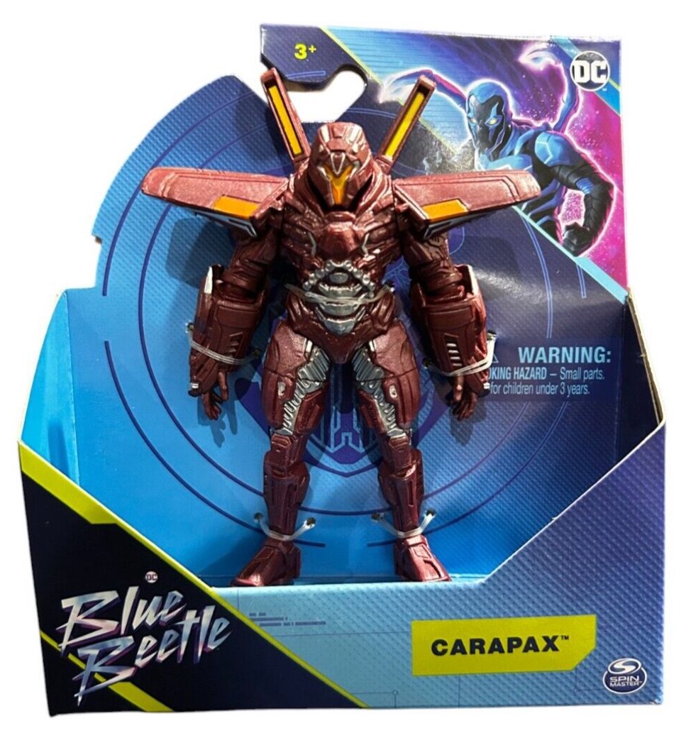 Spin Master DC Comics Blue Beetle Carapax 4.5" Action Figure with Accessories