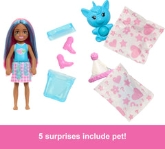 Barbie Chelsea Pop Reveal Doll – Shakes Series with 5 Surprises