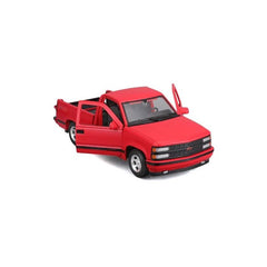 Maisto 1993 Chevrolet 454 SS Pick-Up Truck Model Kit 1:24 Scale – Red