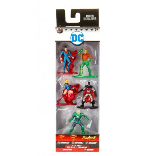DC Comics Nano Metalfigs 5-Pack | Superman, Batman & More