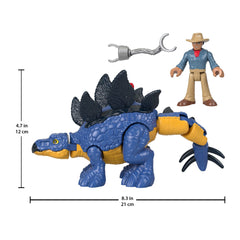Imaginext Jurassic World Stegosaurus & Dr. Alan Grant Figure Set