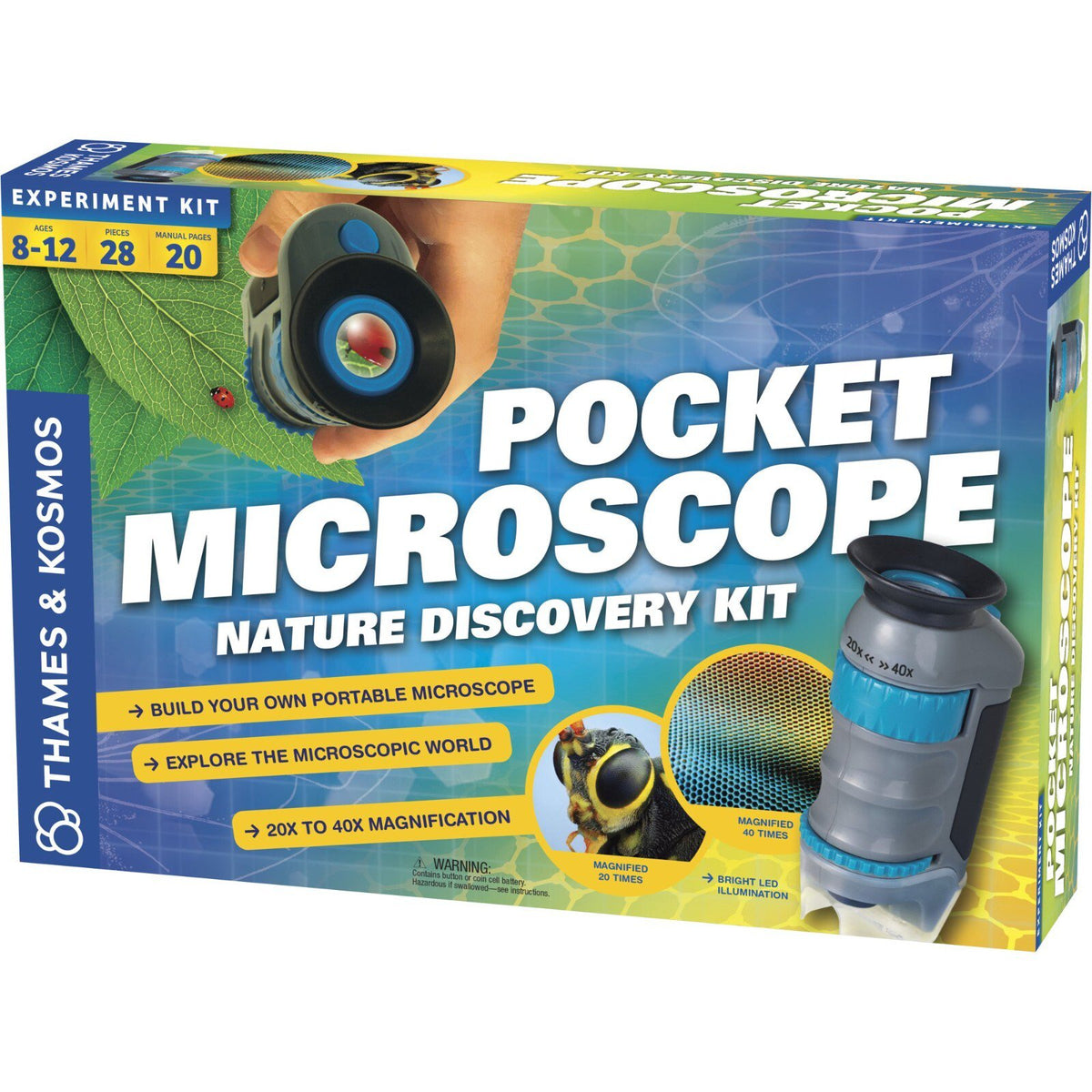 Thames & Kosmos Pocket Microscope Nature Discovery Kit