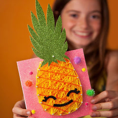Craft-tastic Tropical String Art Kit — Flamingo & Pineapple Craft Set