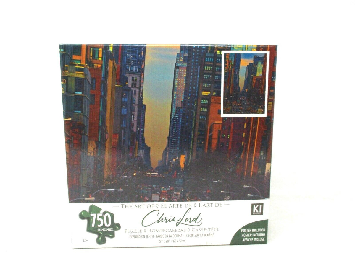 KI Puzzles Evening On The Tenth 750-Piece Jigsaw Puzzle by Chris Lord