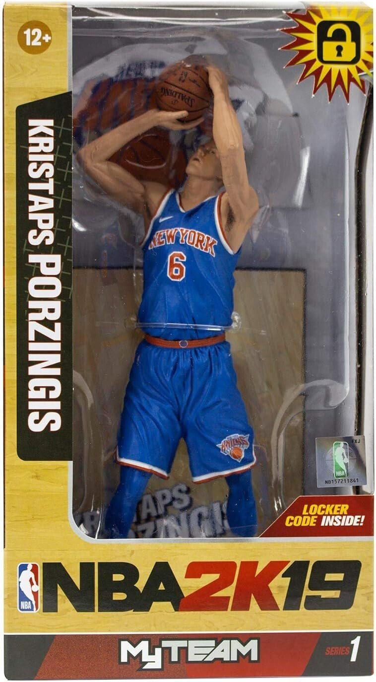 McFarlane Toys NBA 2K19 Kristaps Porzingis Action Figure – 7"