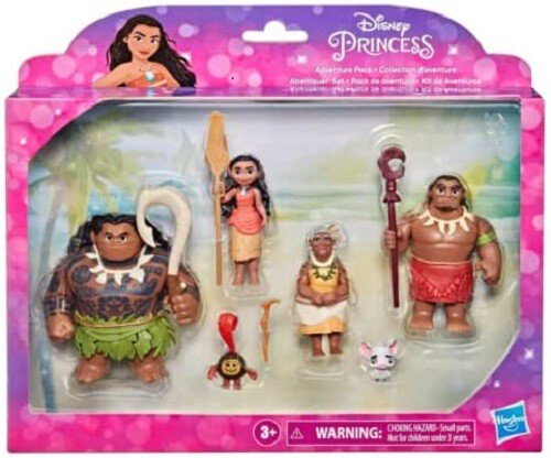 Hasbro Moana Adventure Pack – 6 Disney Character Figures