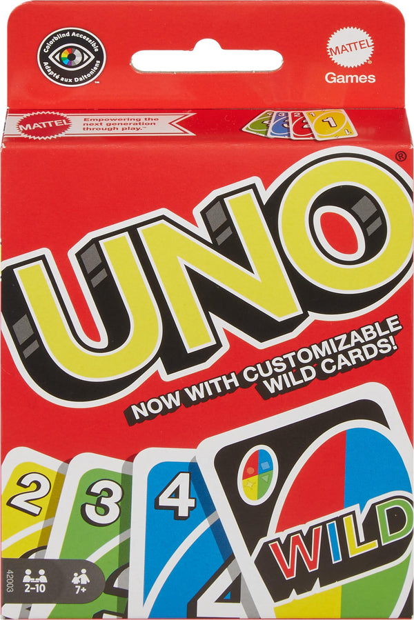 Mattel UNO Classic Card Game | Color & Number Matching Fun