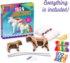 Craft-tastic Yarn Unicorns Kit – Makes 2 Yarn-Wrapped Unicorns