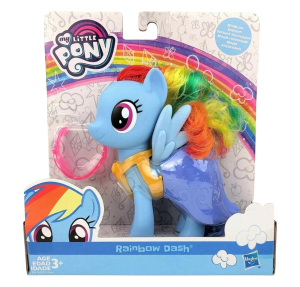 My Little Pony Rainbow Dash 6-Inch Fashion Doll with Snap-On Accessories