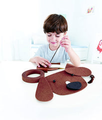 Hape Puppy Pouch DIY Felt Craft Kit for Kids