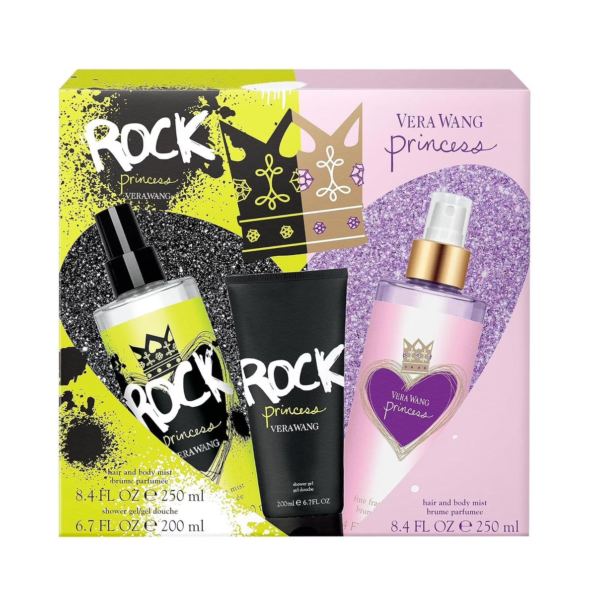 Vera Wang Rock Princess Eau de Toilette 3-Piece Gift Set for Women