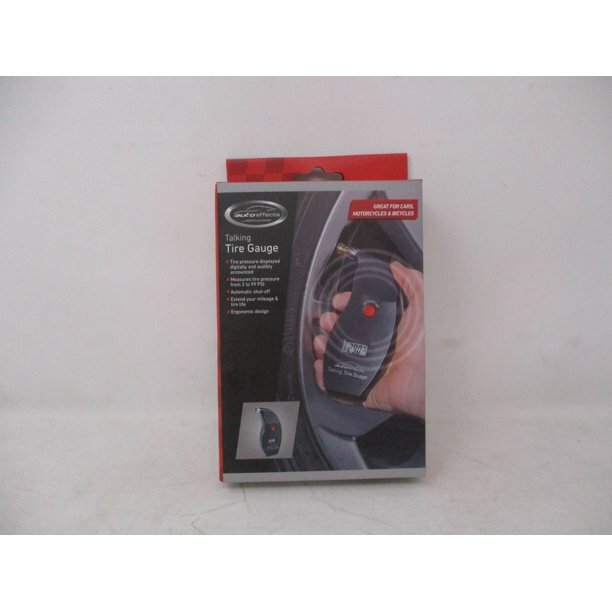 Auto Effects Talking Tire Gauge – Digital & Audible PSI Reader
